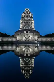 Völkerschlachtdenkmal: Monument to the Battle of the Nations in Leipzig, completed in 1913