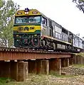 Aurizon V544 at Mambray Creek, South Australia in August 2007