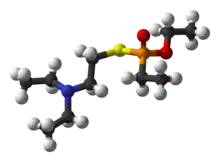 Ball-and-stick model of VE