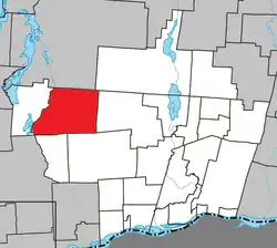 Location within Papineau RCM