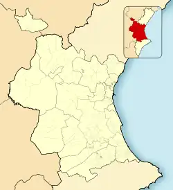 Sagunto is located in Province of Valencia