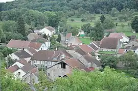 A general view of Vallerois-le-Bois