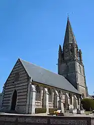 The church in Valliquerville