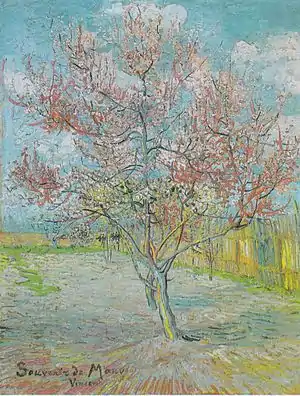 Flowering peach trees also Souvenir de Mauve, 1888Kröller-Müller Museum