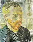 Self-Portrait with Japanese print December, 1887Kunstmuseum, Basel (on loan from Emily Dreyfus Foundation) (F319)