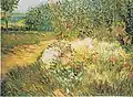 Corner of Voyer d'Argenson Park at AsnièresSummer, 1887Private collection (F315)
