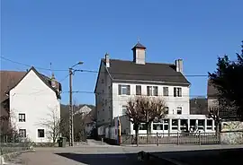 Town hall and school