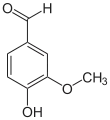 Skeletal formula of a vanillin minor tautomer