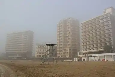 Abandoned hotels on the beach (2016)