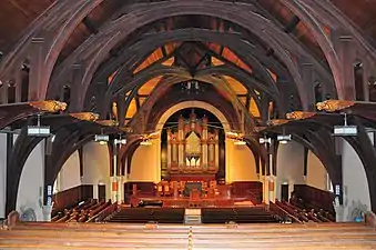 Vassar Chapel Interior, Vassar College, Poughkeepsie, New York