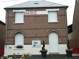 The town hall in Vauvillers