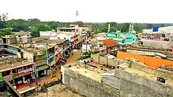 Partial aerial view of Vavuniya