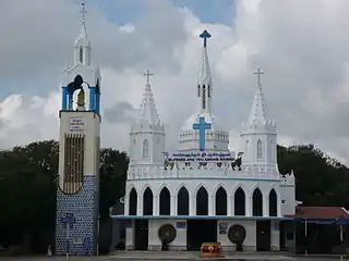 Velankanni Church pond