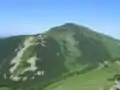 Veľký Kriváň, the highest mountain of the range