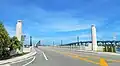 Entrance to Venetian Causeway with Columns view towards southeast