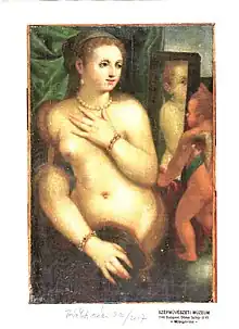 Titian: Venus with a Mirror (sketch, c. 1511