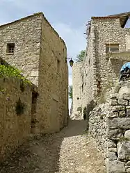 An alleyway in the old village