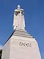 Charlemagne at the summit of Verdun's Victory Monument