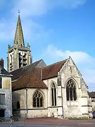 The church in Verneuil-en-Halatte