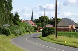 The road into Verpillières