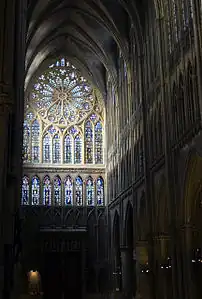 Western rose window at Metz by Hermann von Munster