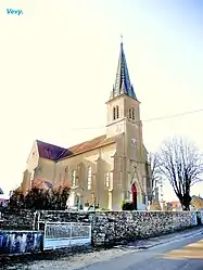 The church in Vevy