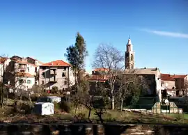 A view of the centre of the village of Vezzani