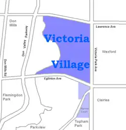 The area south of Eglinton is only sometimes considered part of the neighbourhood