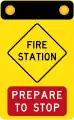 (W5-V122) Fire Station (Prepare to Stop) (used in Victoria)