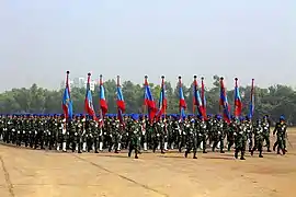 Army personnel at Victory Day Parade 2012