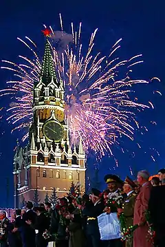 Fireworks in Moscow, Russia  (Victory Day 2005)