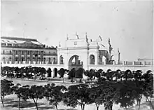 The old colonnade, 1864.