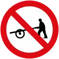 No handcarts