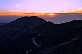 View from the Jabal Jais Road