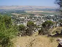 View of Kiryat Shmona from Mitzpe Liran