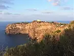 View over Ventotene and the Bird Observatory