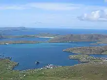 View of Castlebay from Heaval