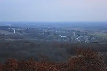 View from the top of east tower