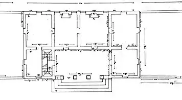 Floor plan, relief (Verlato 1998)