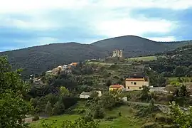 The chateau and surrounding buildings in Le Vivier