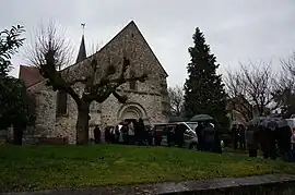 The church in Passy-Grigny