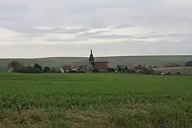 A general view of Chéry-Chartreuve