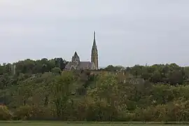 A general view of Mont-Notre-Dame