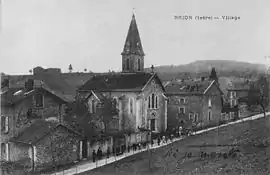 The village of Brion at the start of the 20th century