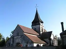 The church in Villiers-Herbisse