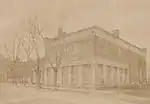 The Perine Store; photo likely taken in the last quarter of the 19th century.