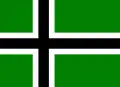 The "Vinland flag", used by American band Type O Negative, now a potential White Supremacist logo.