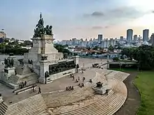 The Monument to the Independence of Brazil in São Paulo houses the sarcophagi of Emperor Pedro I of Brazil (also King of Portugal as Pedro IV) and his two wives