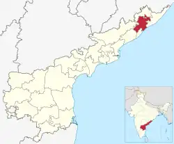 Vizianagaram district in Andhra Pradesh