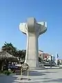 Monument to the Fallen Soldiers of WWII from Vodice was erected in 1965.